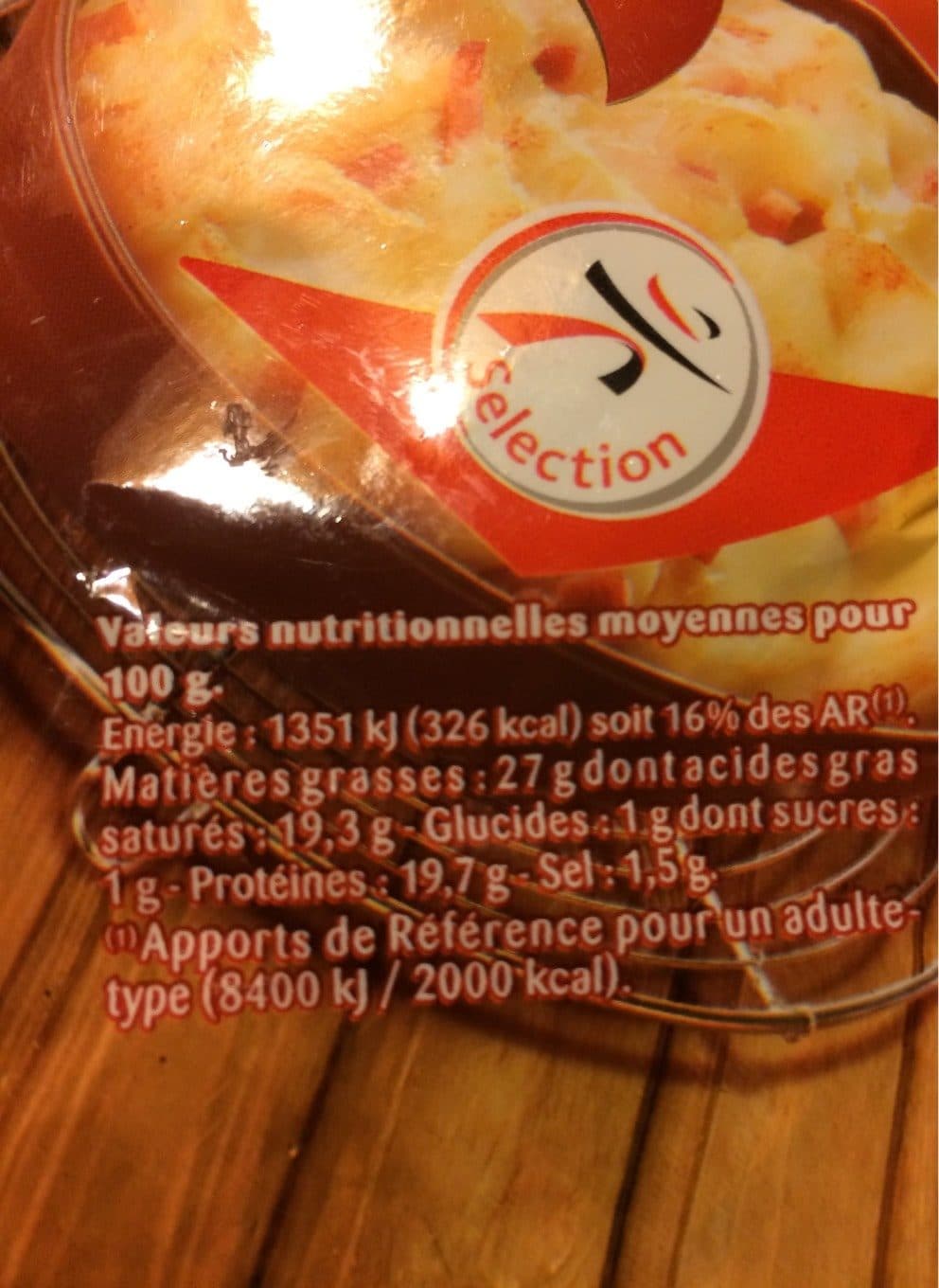 Paturages (Intermarché) Fromage pour tartiflette Fondant packshot