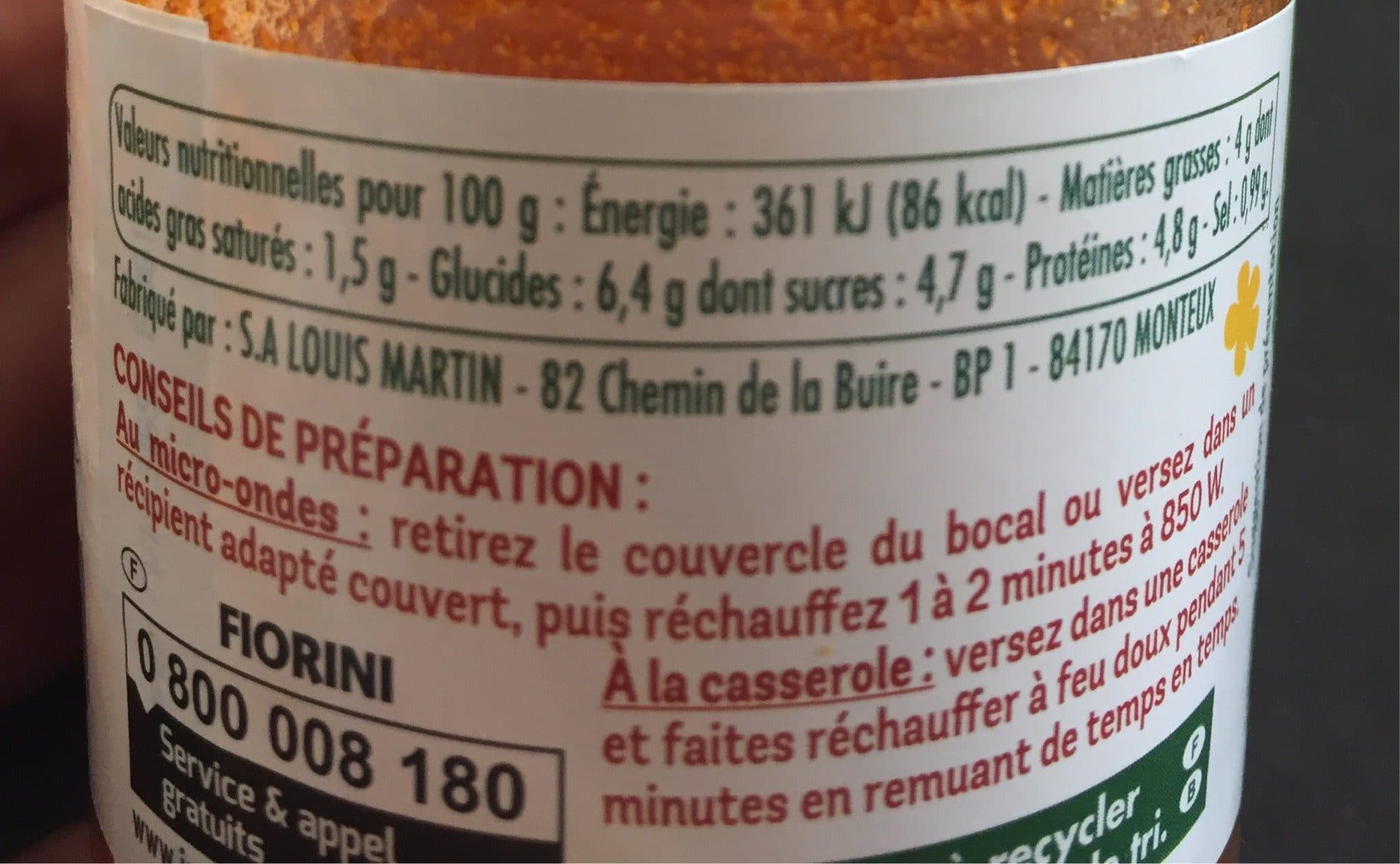 Fiorini Sauce bolognaise bio 190g packshot