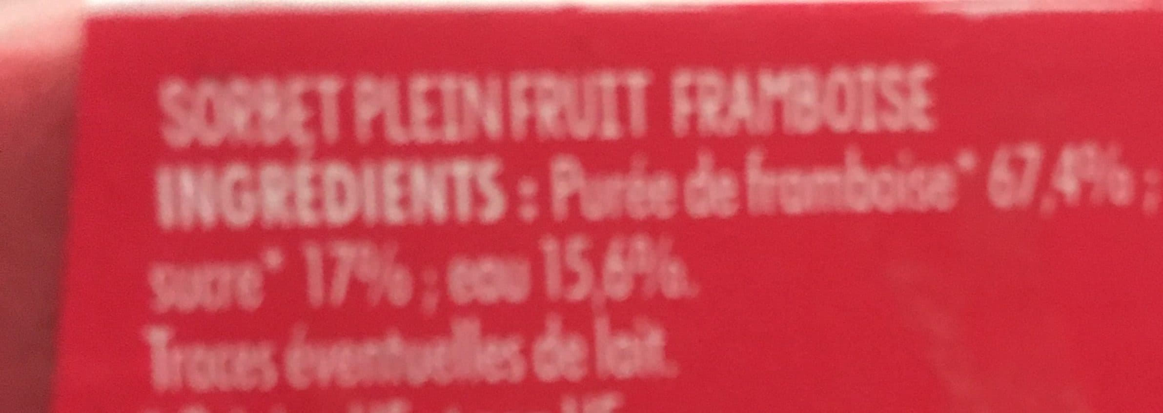 Adélie L'essentiel - sorbet framboise packshot