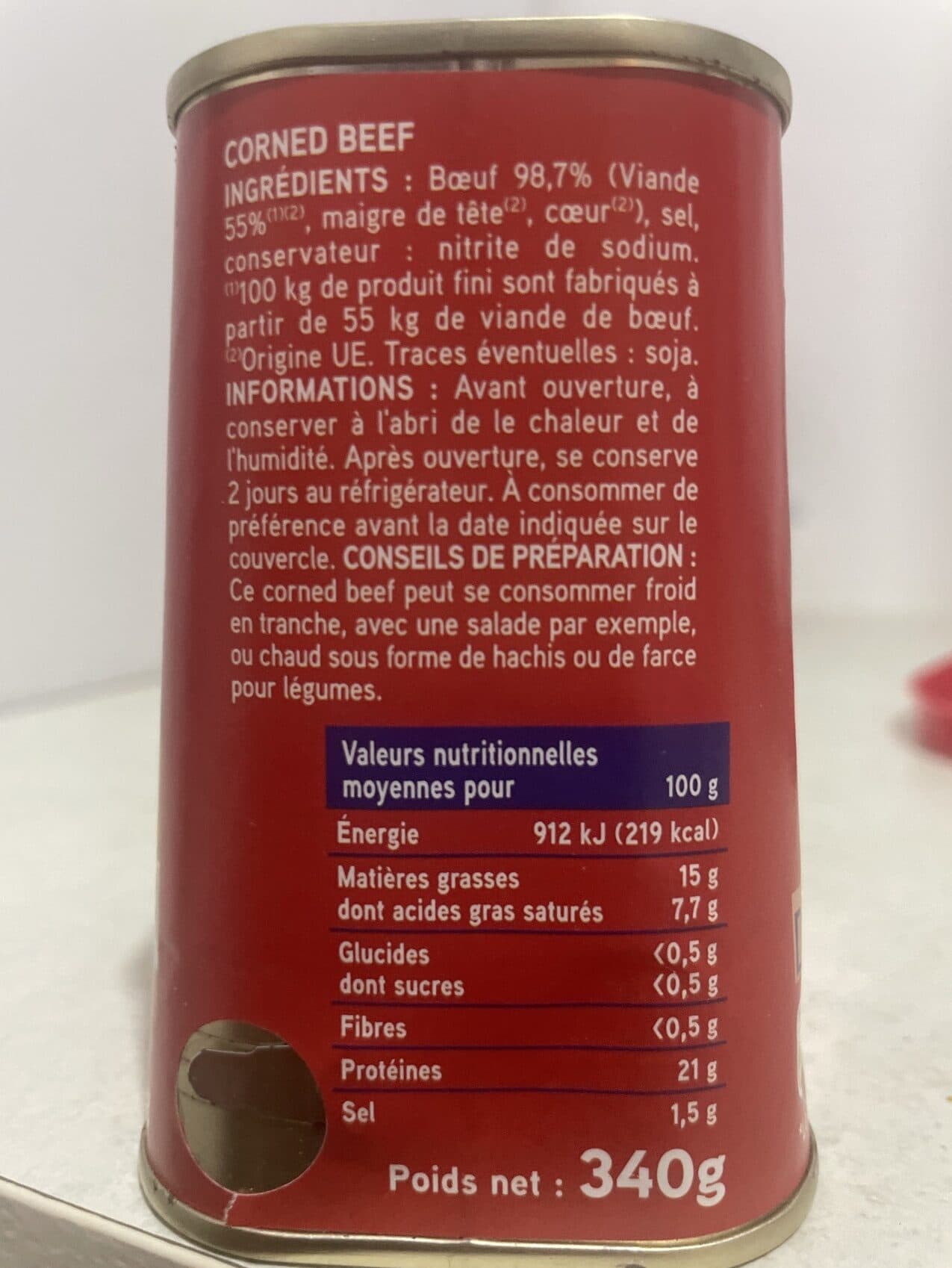 Netto Corned Beef packshot
