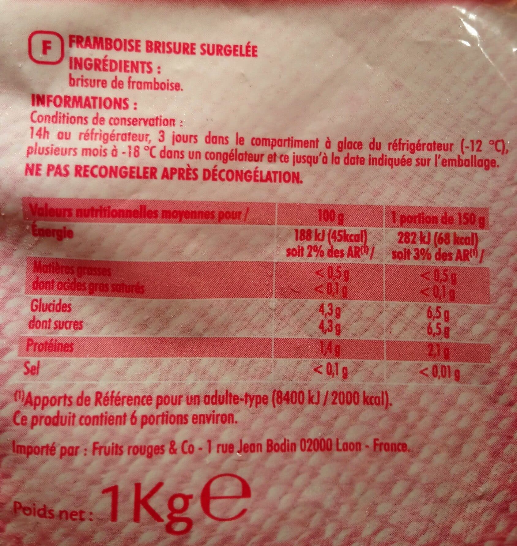 Adélie Framboises packshot
