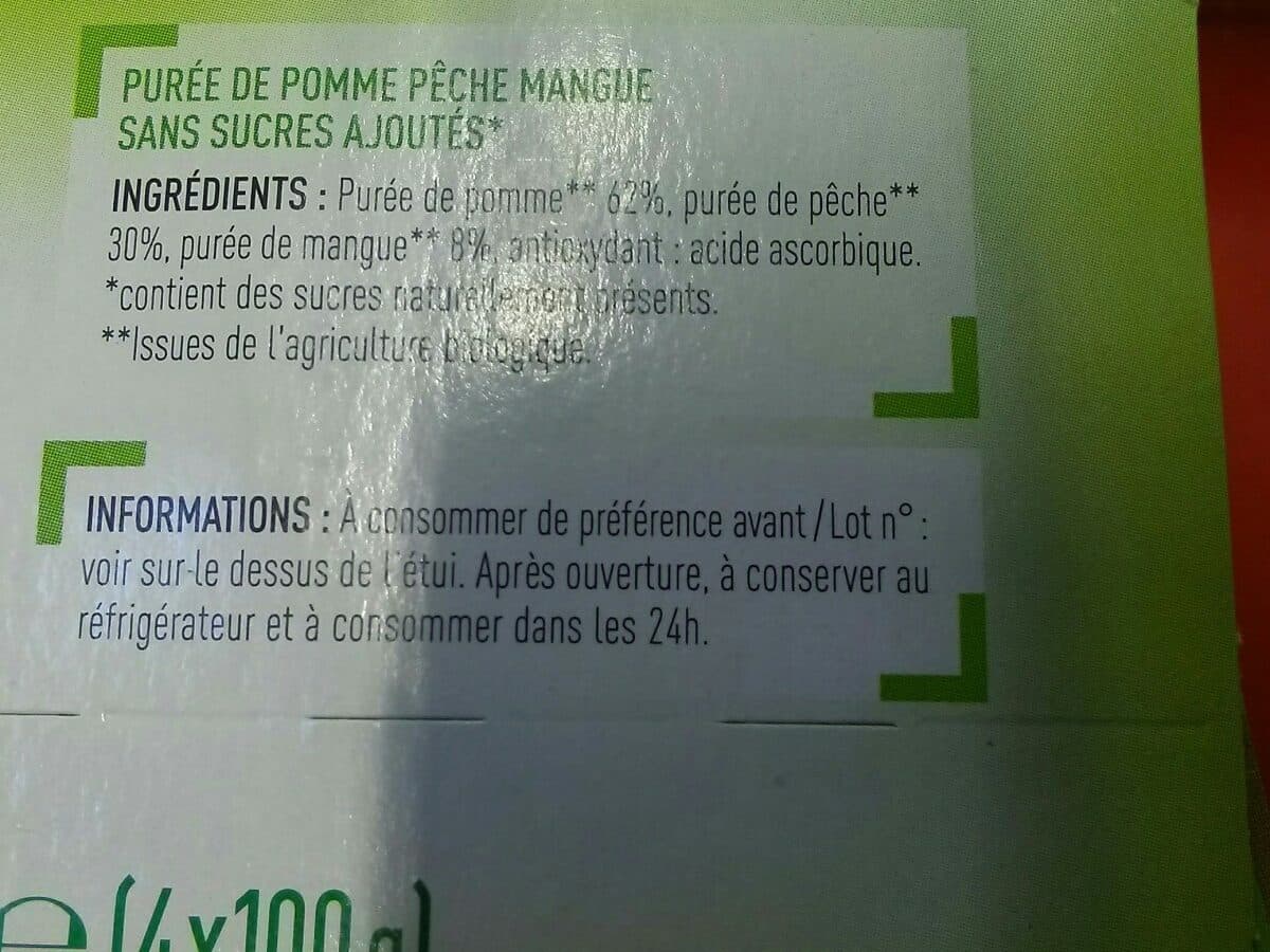 Open Food Facts Pomme pêche mangue packshot