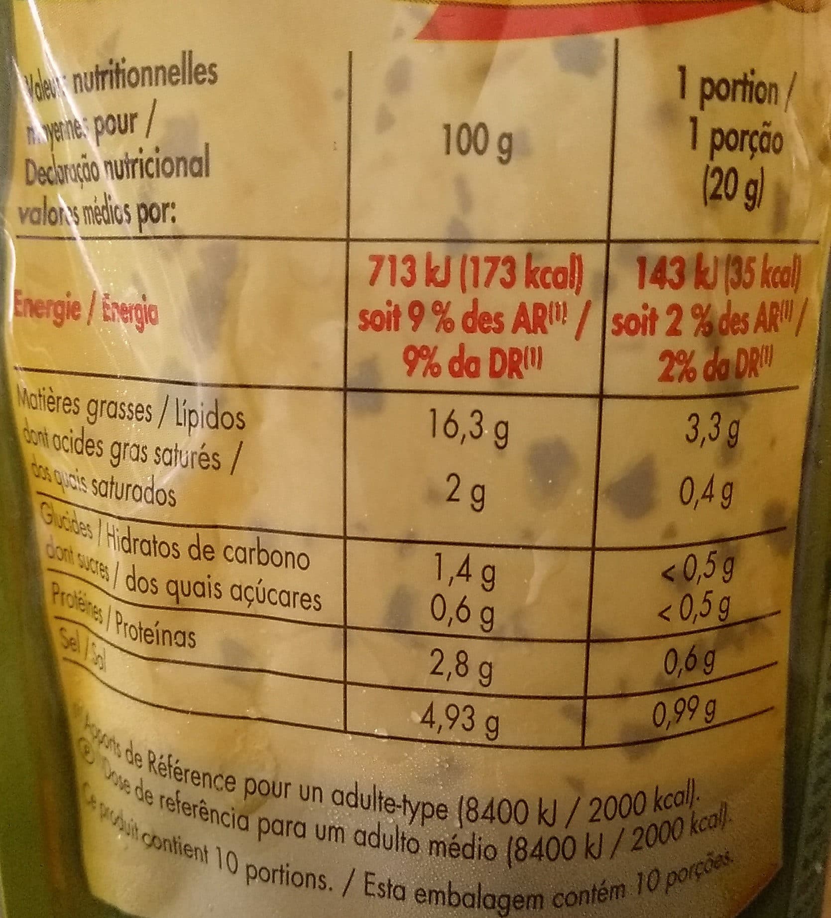 Bouton d'or Sachet 200g Mélange d'Olives dénoyautées avec Lupin packshot