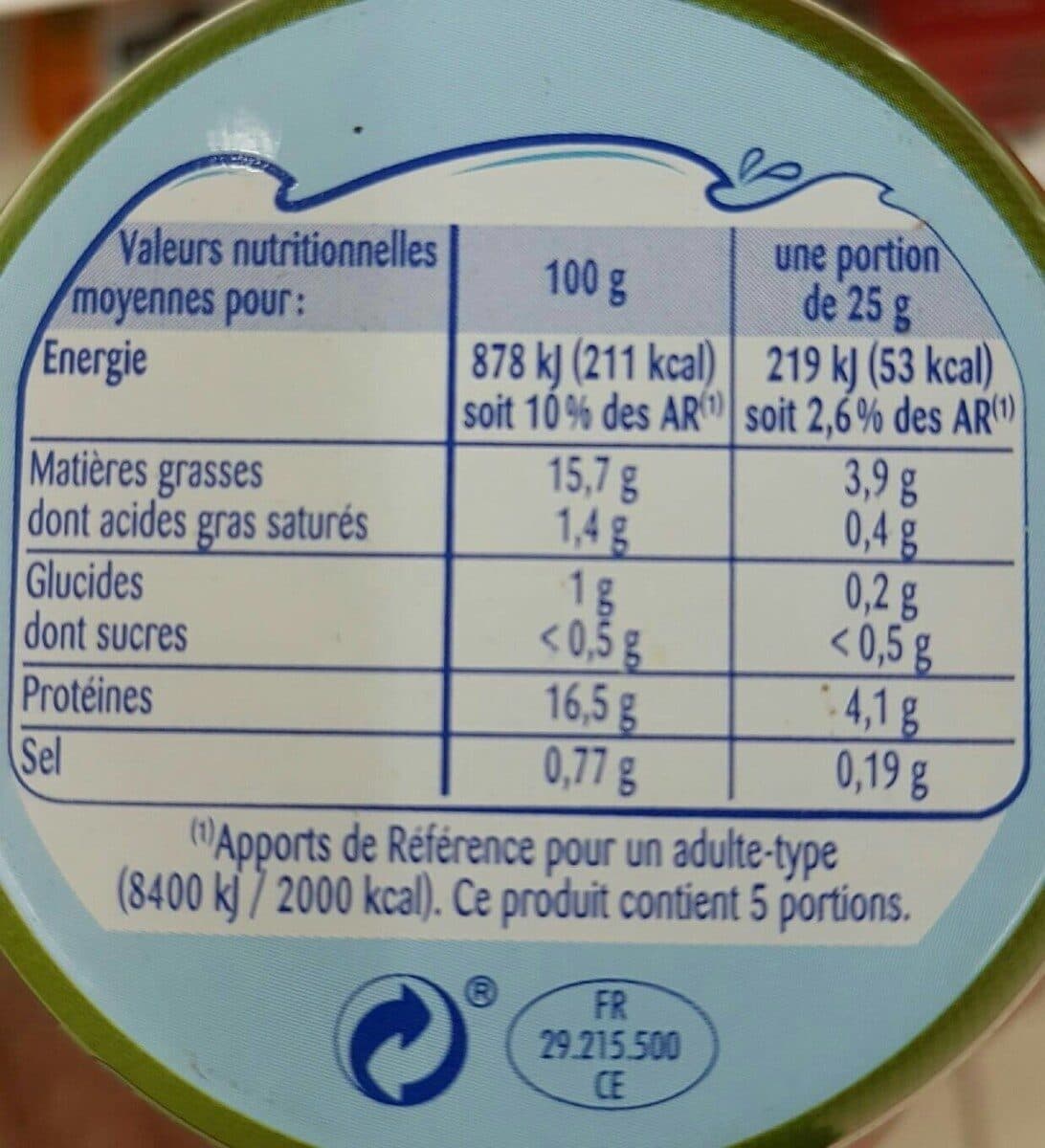 Odyssée Rillettes de thon aux olives vertes packshot