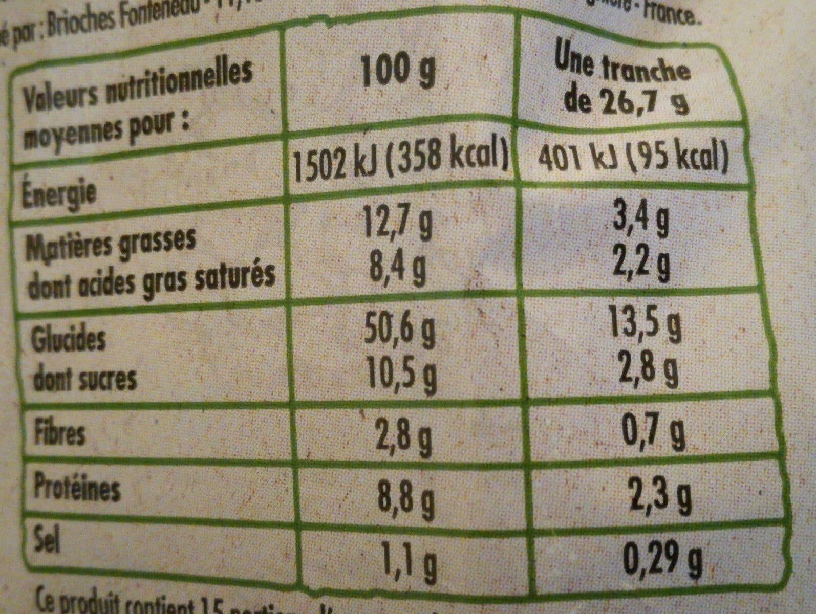 Chabrior Brioche tranchée BIO packshot