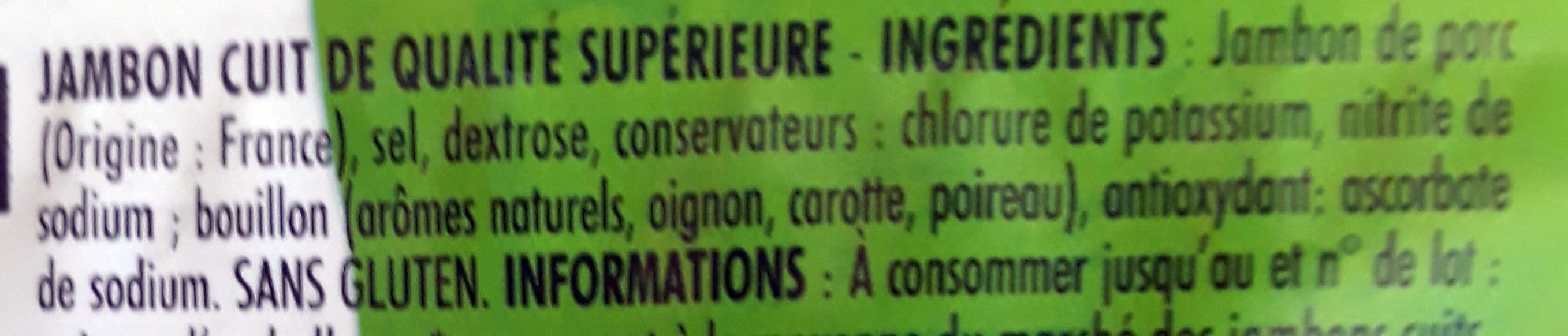 Intermarché Jambon supérieur - 25% de sel packshot