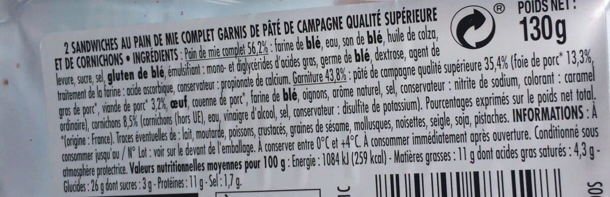 Monique Ranou Le club : pâté de campagne cornichon packshot