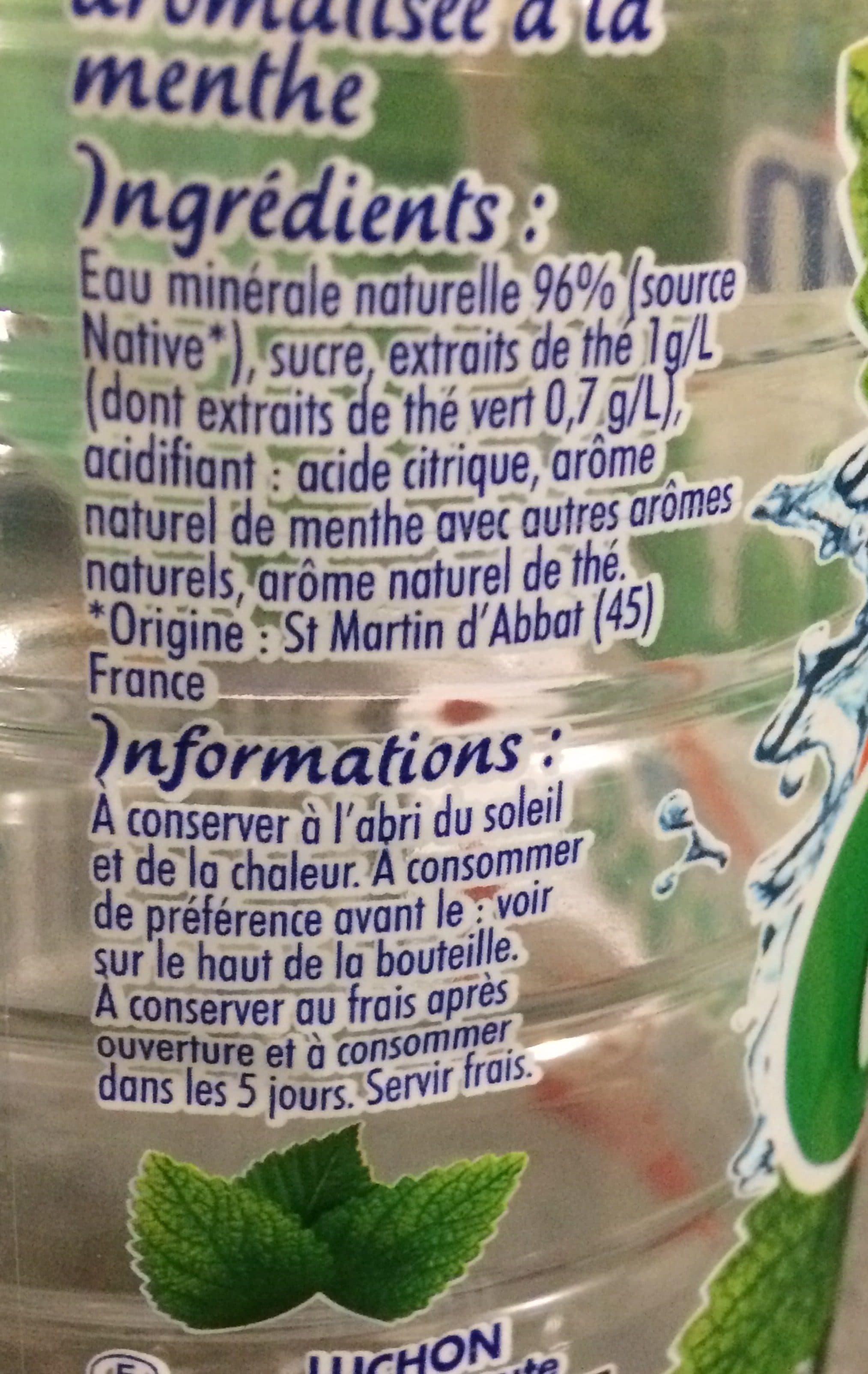Luchon Luchon the vert menthe packshot