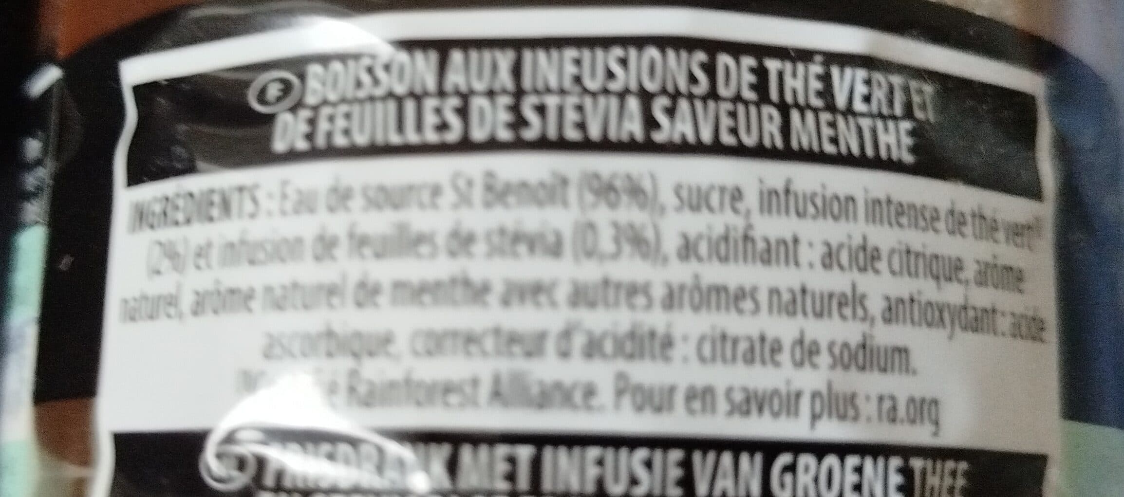 Cotterley Thé infusé saveur menthe packshot