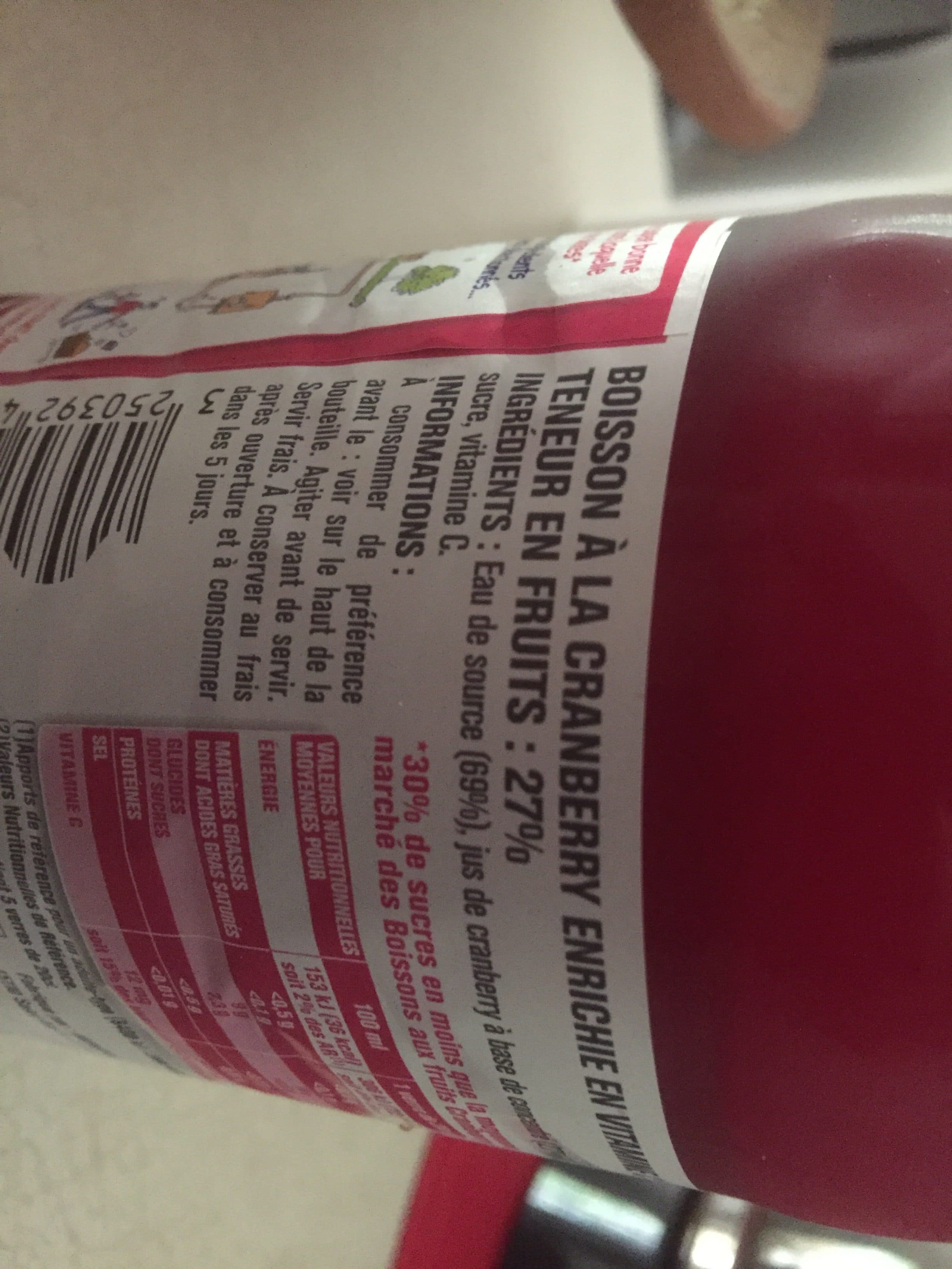 Paquito Cranberry - 30% de sucres packshot