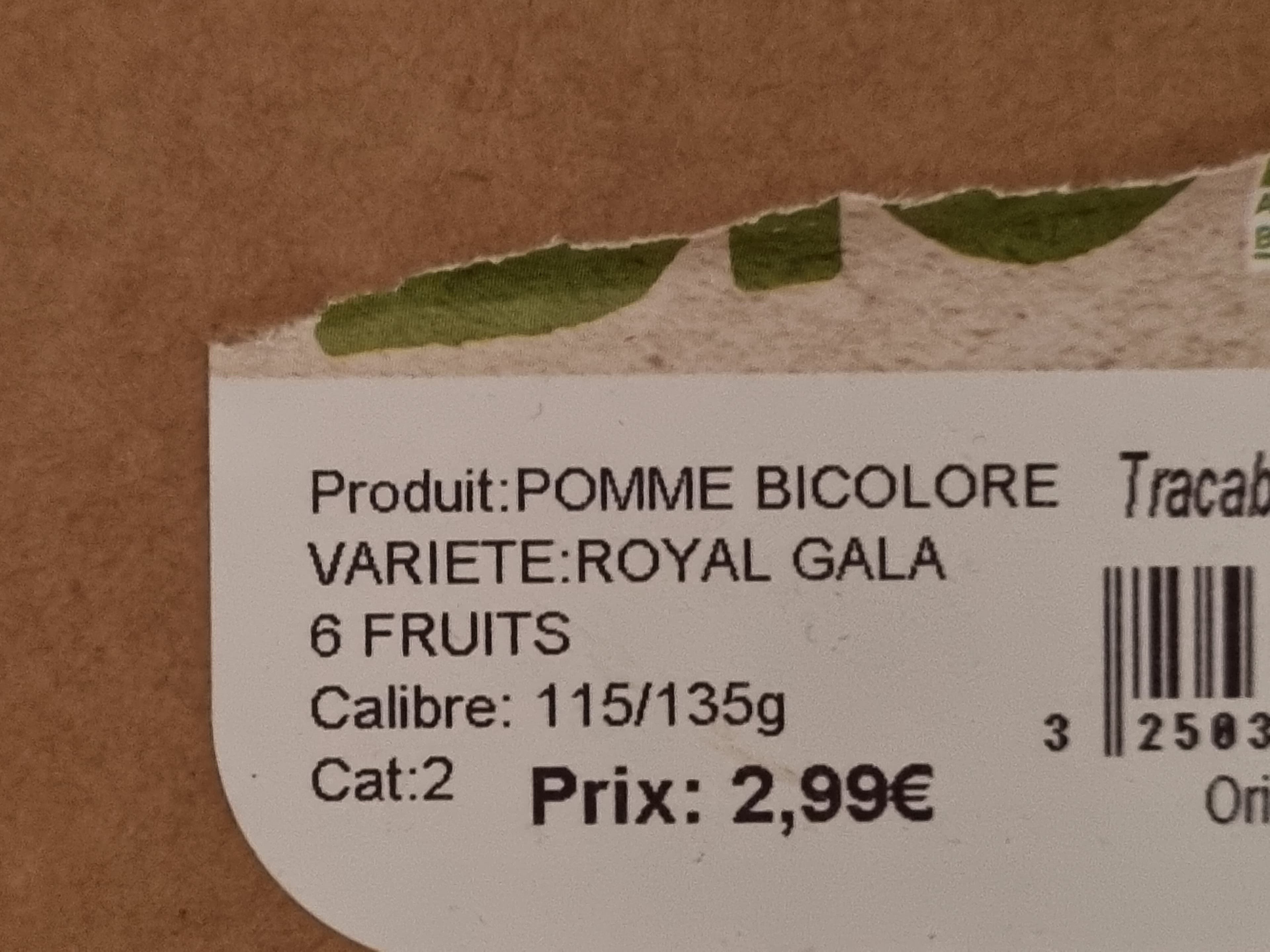 Intermarché Pomme pink rose packshot
