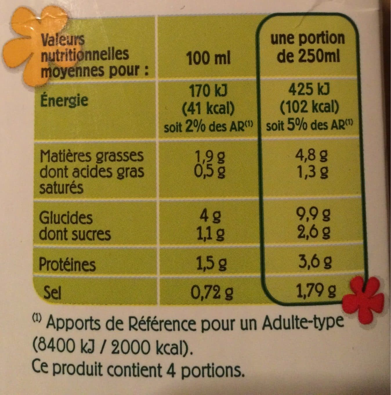 Saint eloi Velouté de courgettes ricotta et fines herbes bio 1l packshot