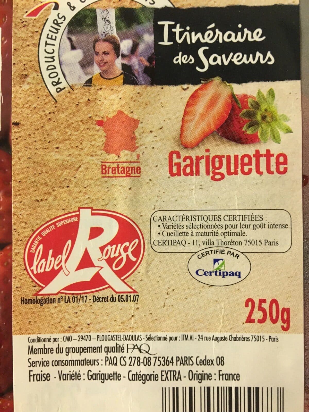 Itinéraire des Saveurs Gariguette packshot