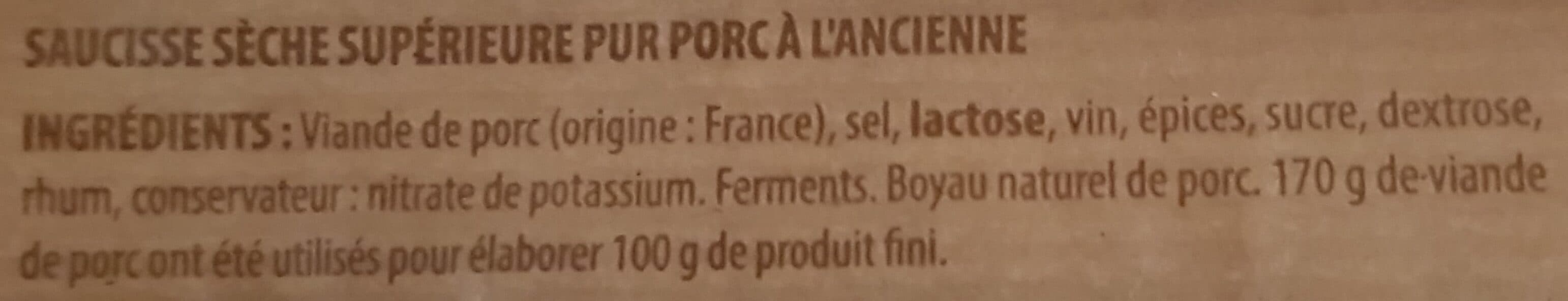 Monique Ranou Saucisse sèche à l'ancienne packshot