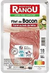 Monique ranou LS Filet de Bacon TSR 10T 100g RANOU packshot