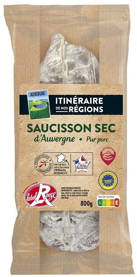 Intermarché LS Saucisson bridé auvergne LR 800G packshot