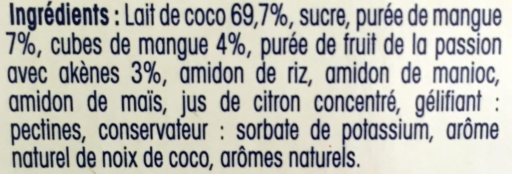 Intermarché Pure coco mangue passion packshot