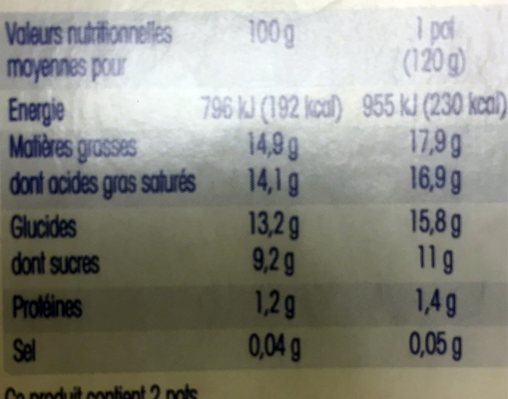 Intermarché Dessert végétale pure coco nature packshot