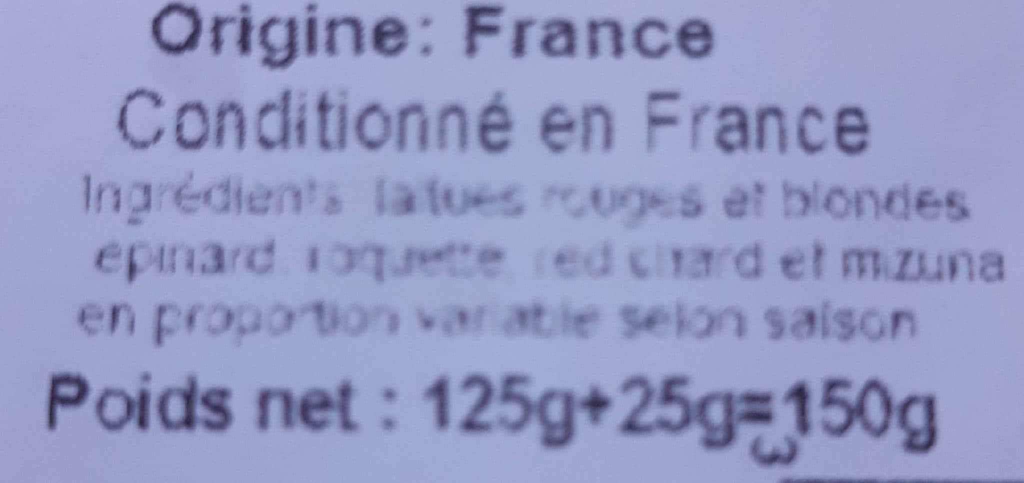 Open Food Facts Mélange de jeunes pousses packshot