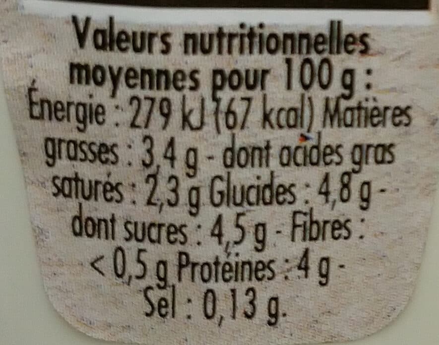 Eurial Yaourt brassé nature bio 4x125g packshot