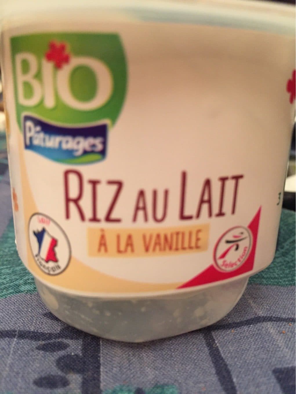 Pâturages Riz au lait packshot