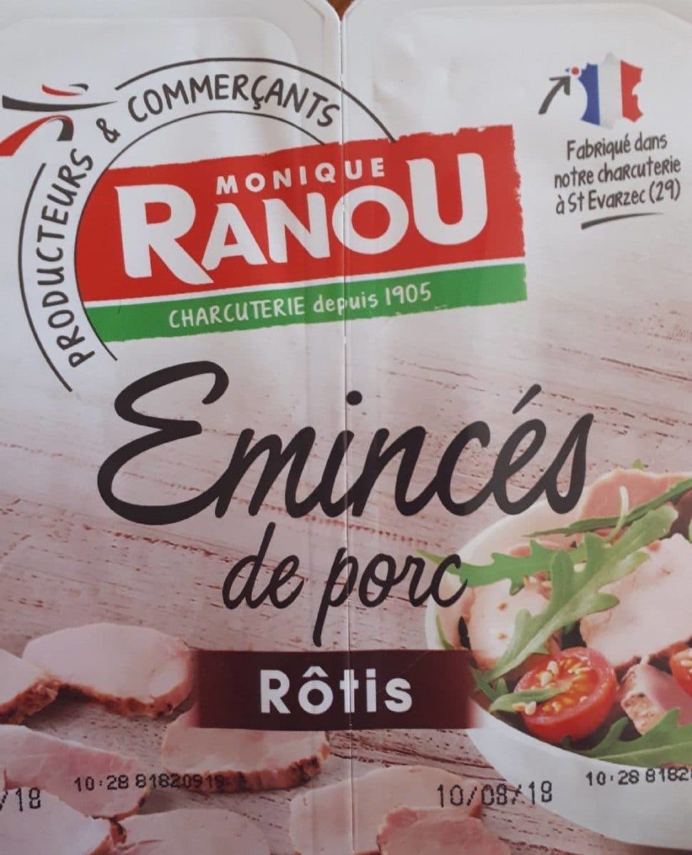 Monique ranou Émincés de porc rôtis packshot