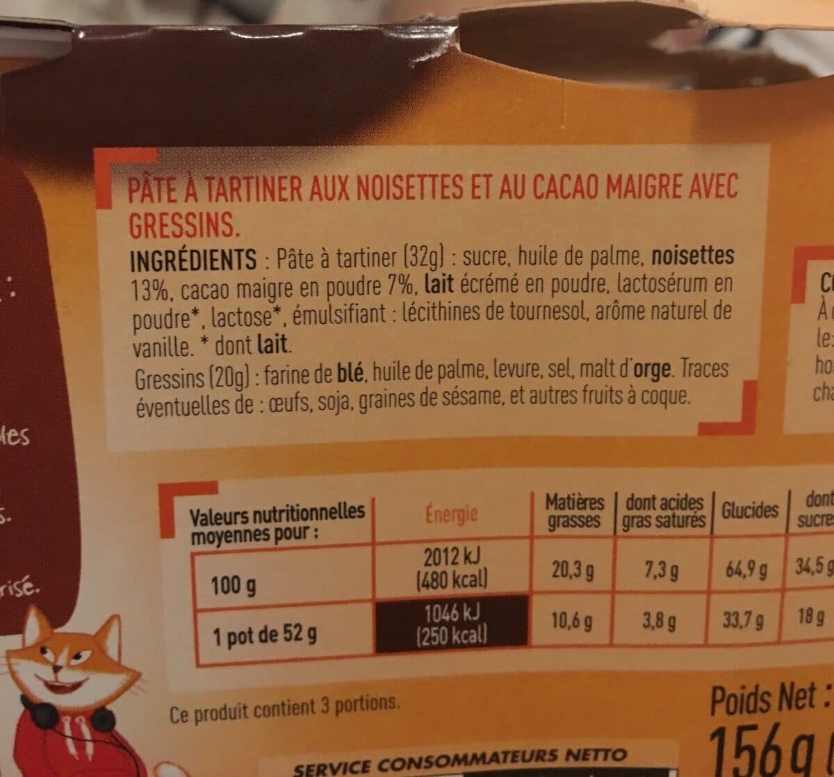 Open Food Facts Choco snack packshot
