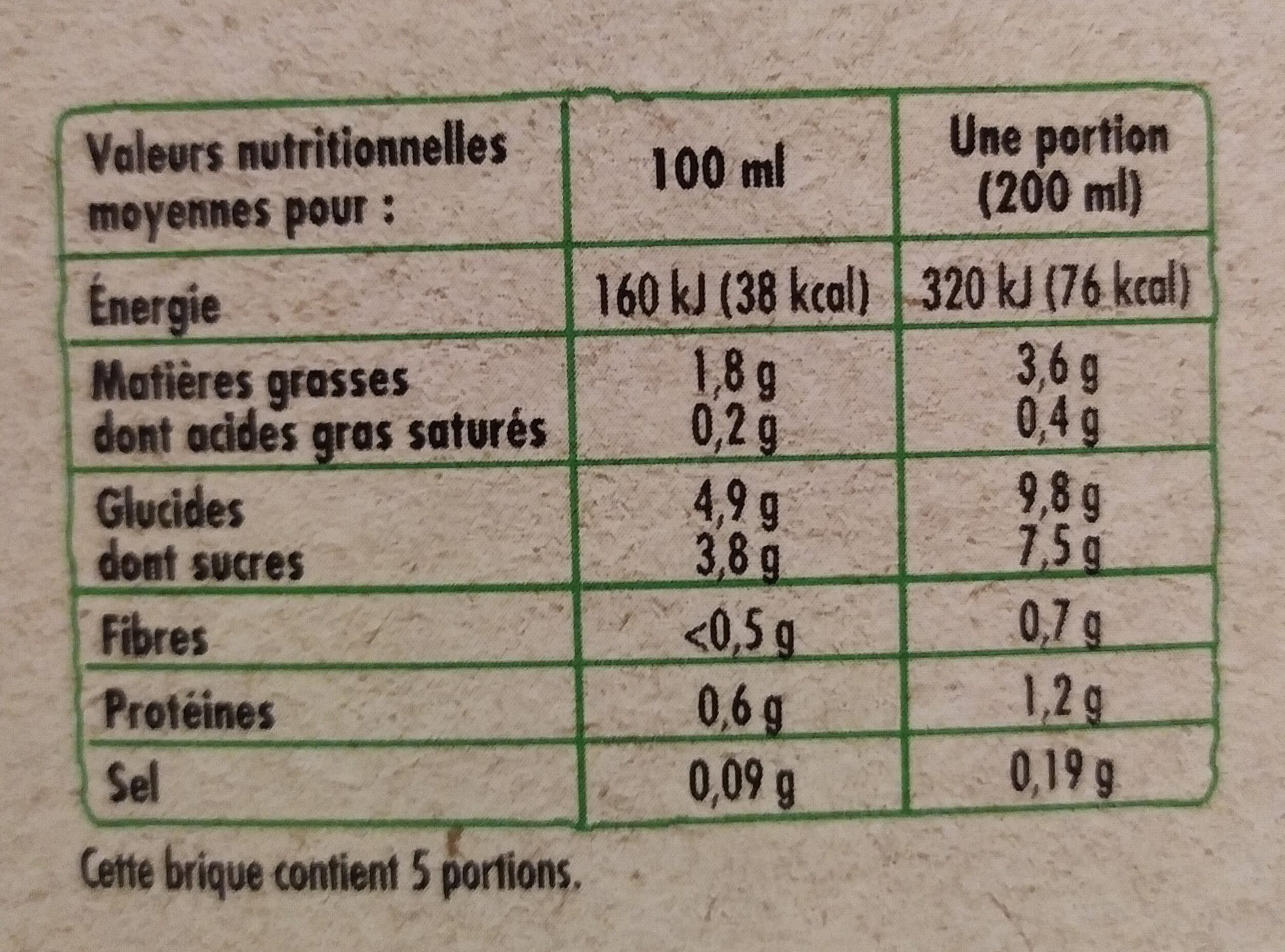 Intermarché Boisson amande légère BIO packshot