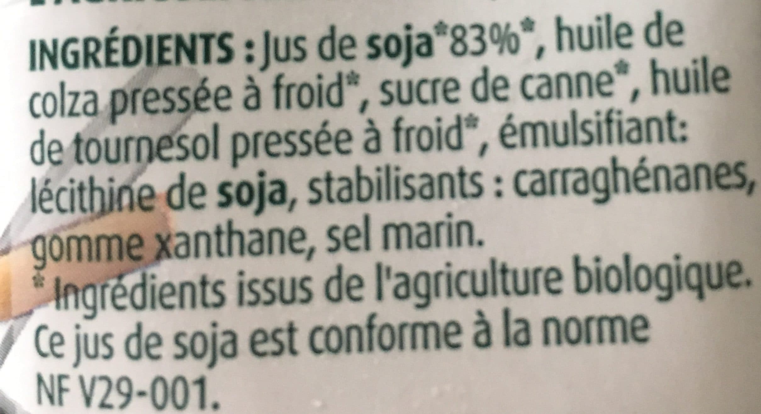 Intermarché Soja cuisine BIO 3x20 cl packshot
