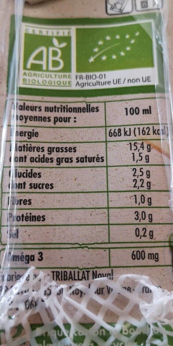 Intermarché Soja cuisine BIO 3x20 cl packshot