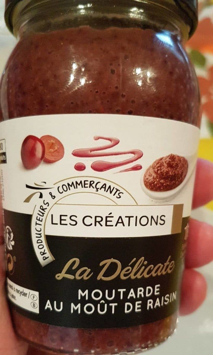 Les Créations Moutarde au moût de raisin packshot
