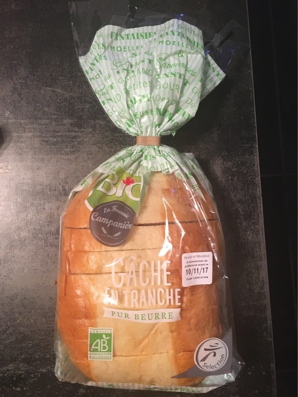 Intermarché Gache en tranche packshot