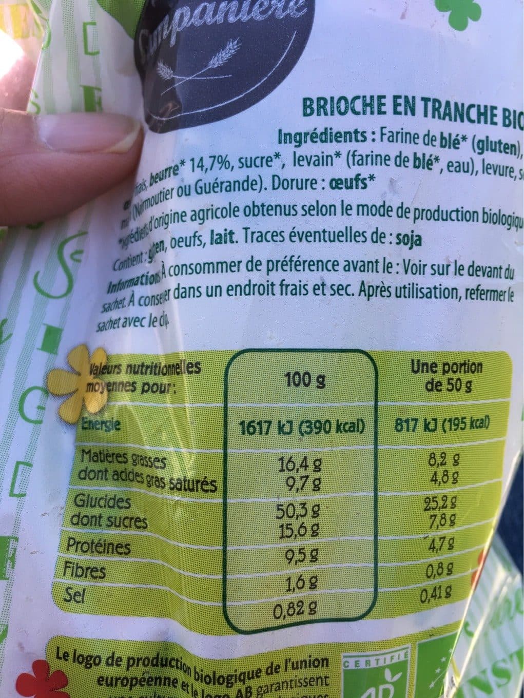 Pur Beurre Brioche en tranche pure beurre packshot