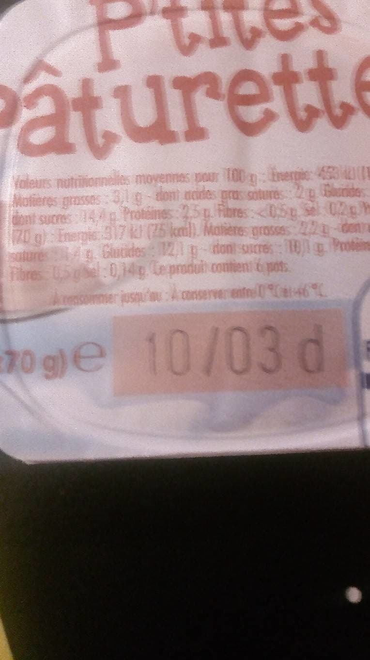 Páturages P'tites paturettes packshot