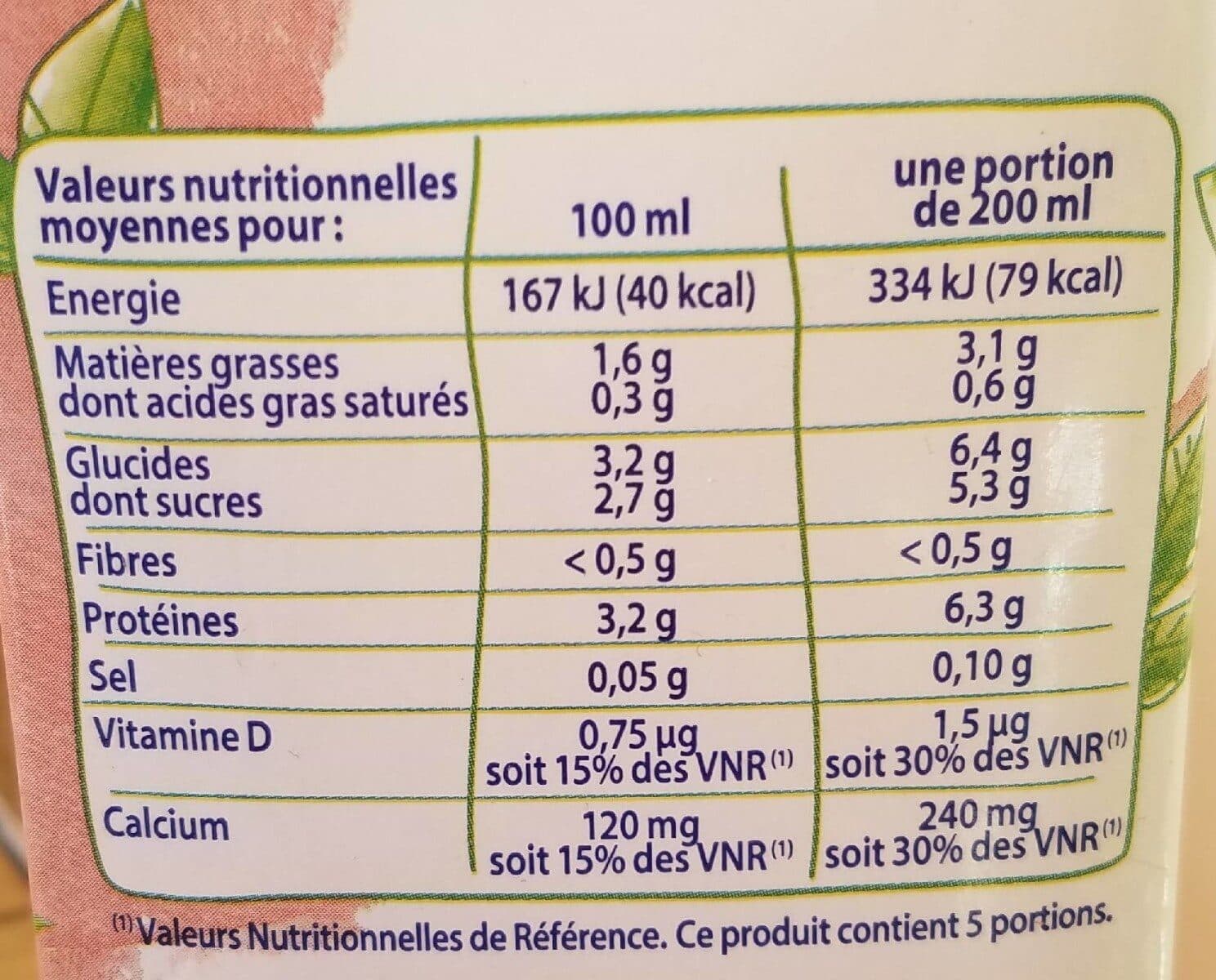 Pâturages Boisson soja calcium packshot