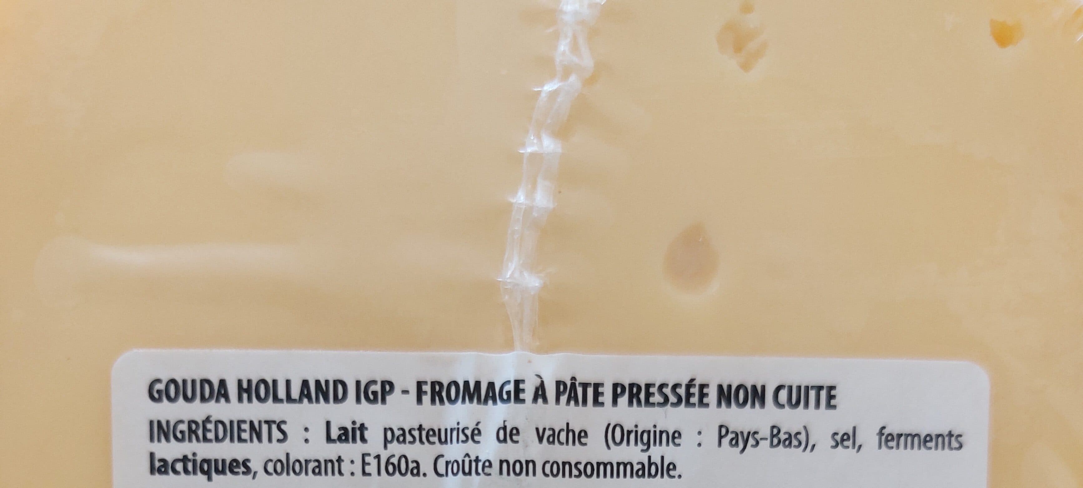 Gouda Holland Fromage à pâte pressée non cuite packshot