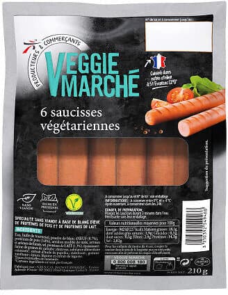 Intermarché Spécialité Protéines de Pois x6 210G MONIQUE RANOU VEGETAL packshot