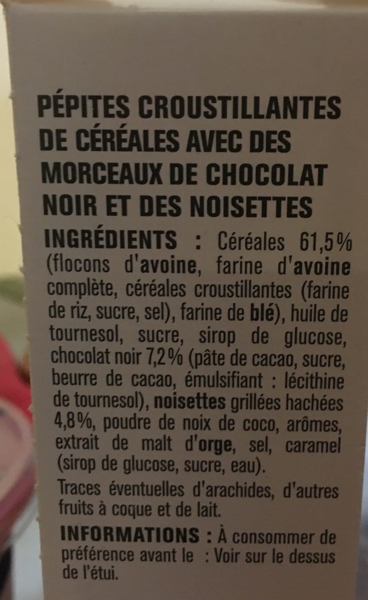 Chabrior muesli croustillant chocolat et noisette "détox" packshot