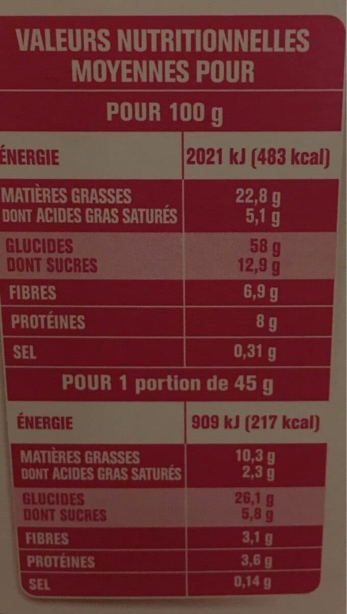 Chabrior muesli croustillant chocolat et noisette "détox" packshot