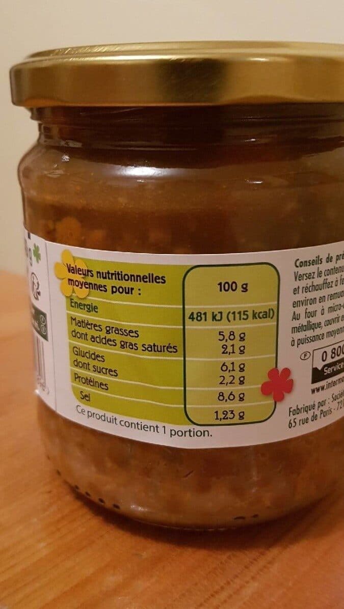Monique ranou Saucisses aux lentilles Bio 340g packshot