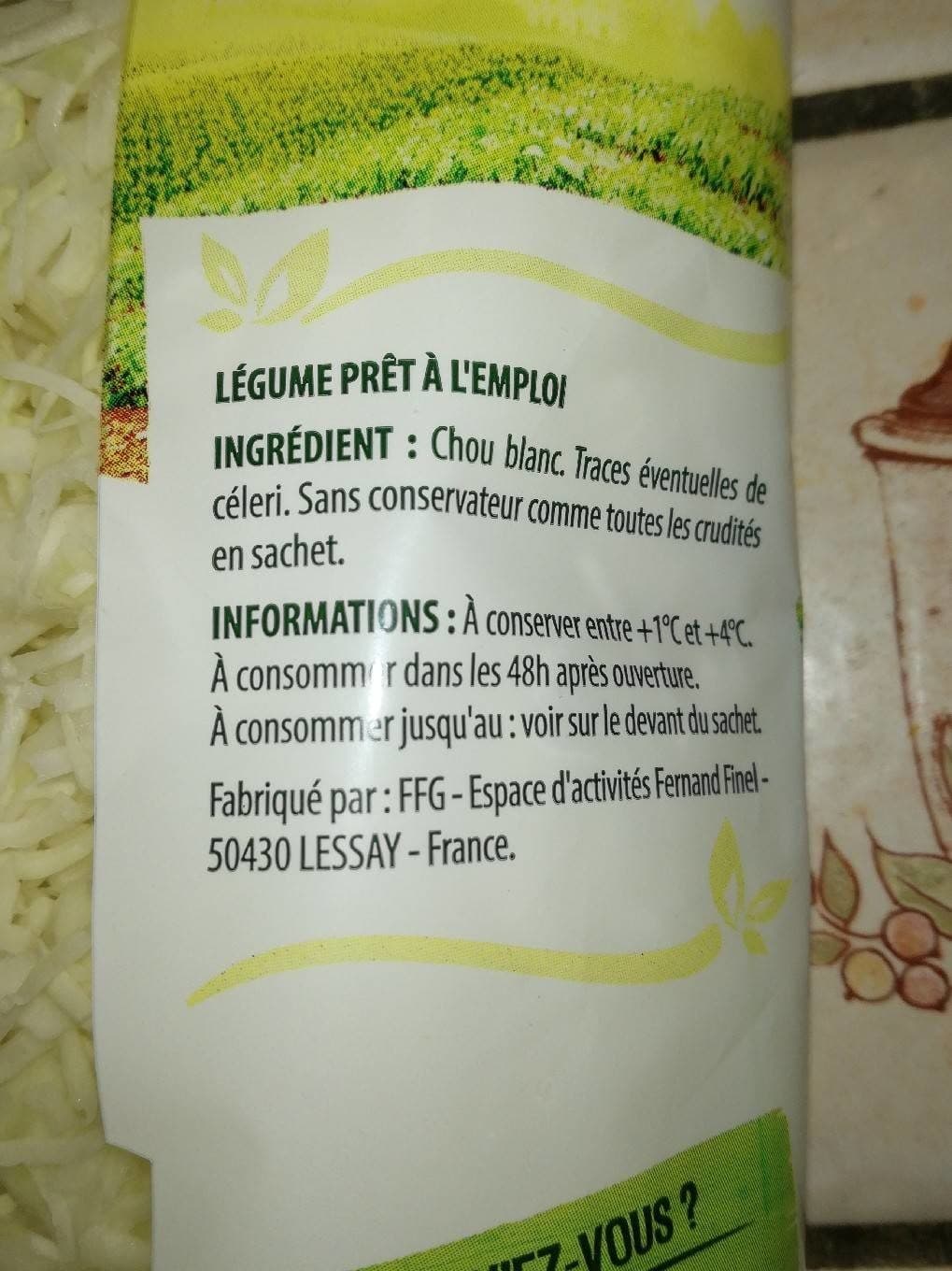 Saint eloi Choux blanc packshot