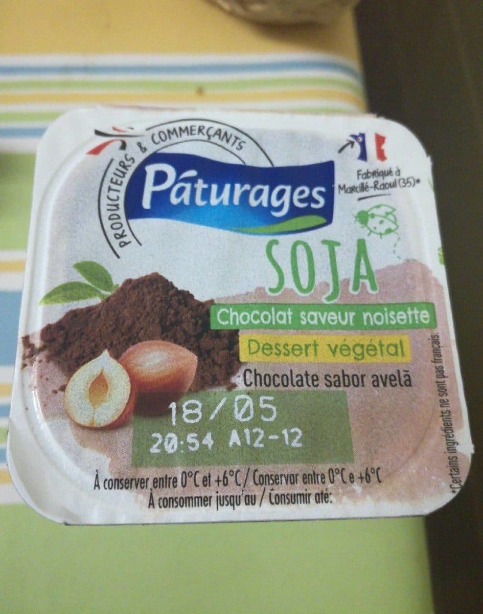 Paturages Specialite soja chocolat noisette packshot