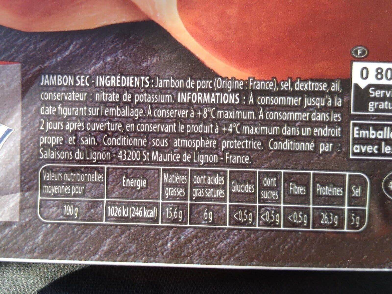 Monique ranou LS Quart de jambon 20 tranches - 240g packshot