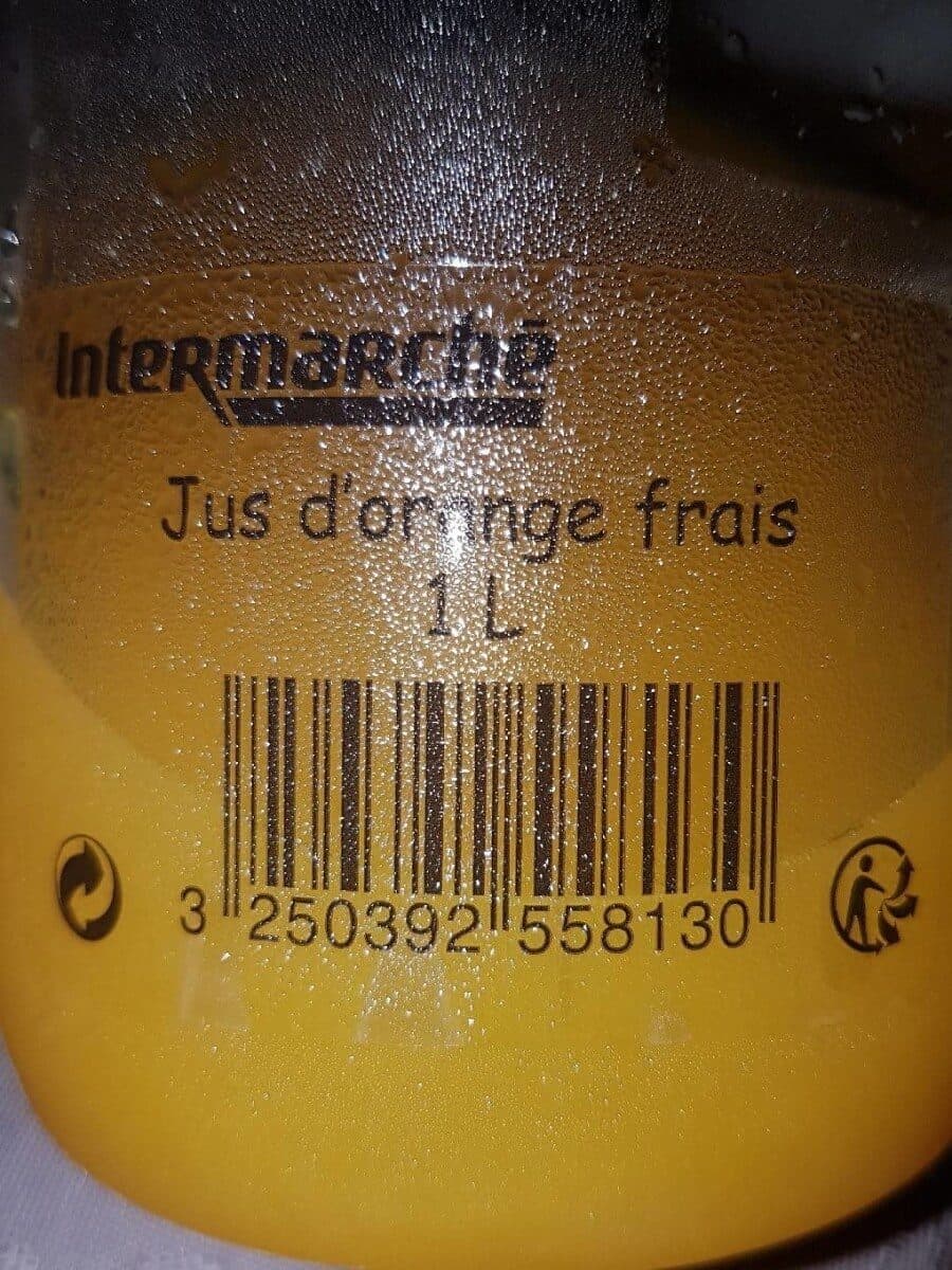 Intermarché Jus d'orange frais 1L packshot