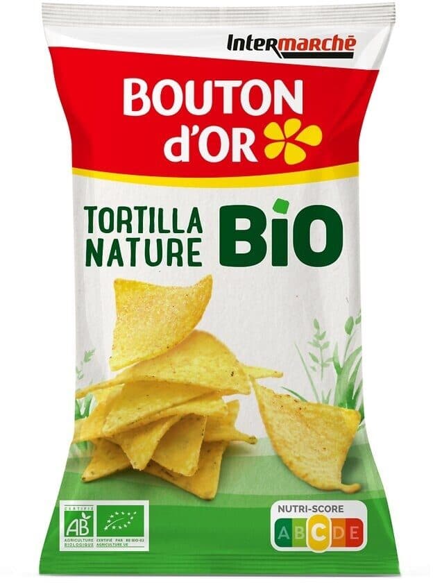 Bouton d'or Tortilla chips maïs bio 150g packshot