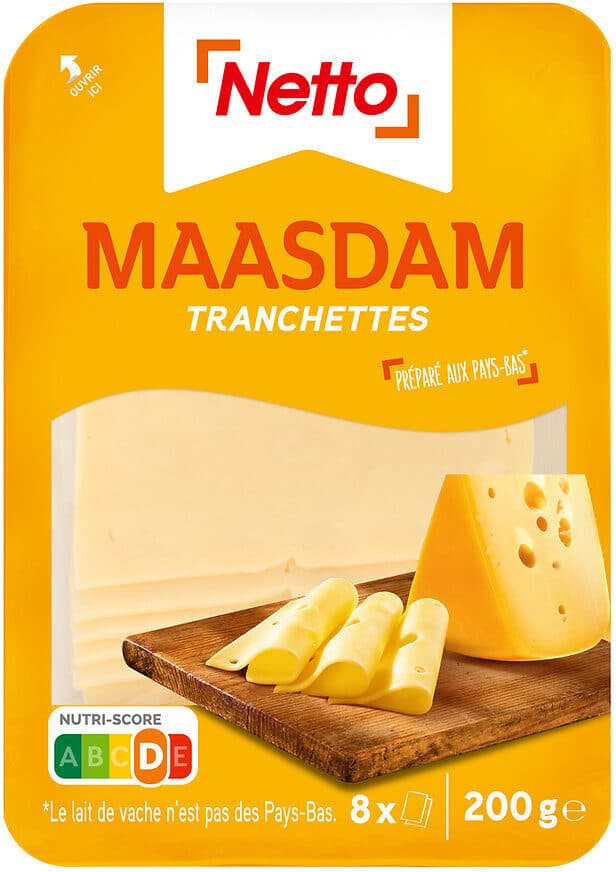 Netto Maasdam tranches 200g packshot