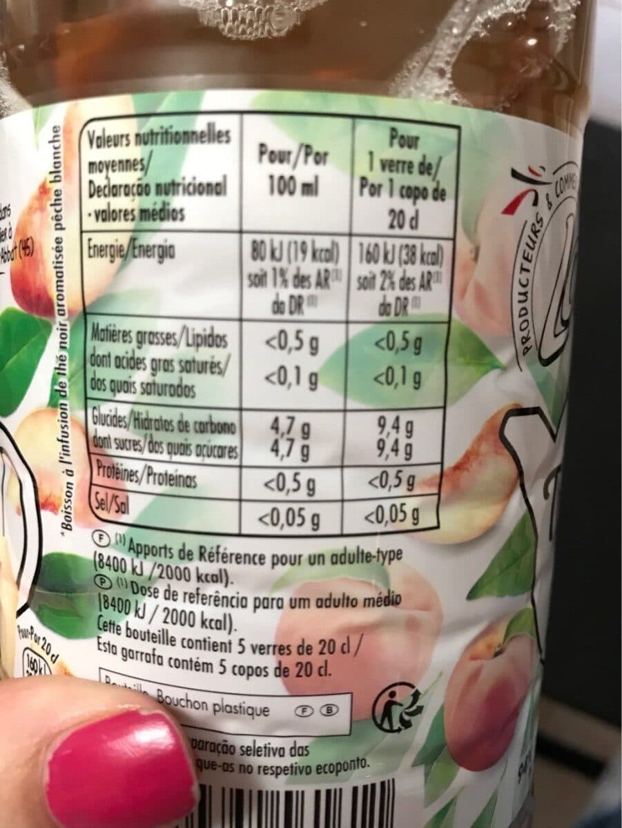 Cotterley Boisson au thé infusé pêche PET 1L packshot