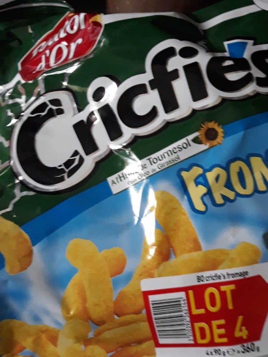 Open Food Facts Cricfies packshot