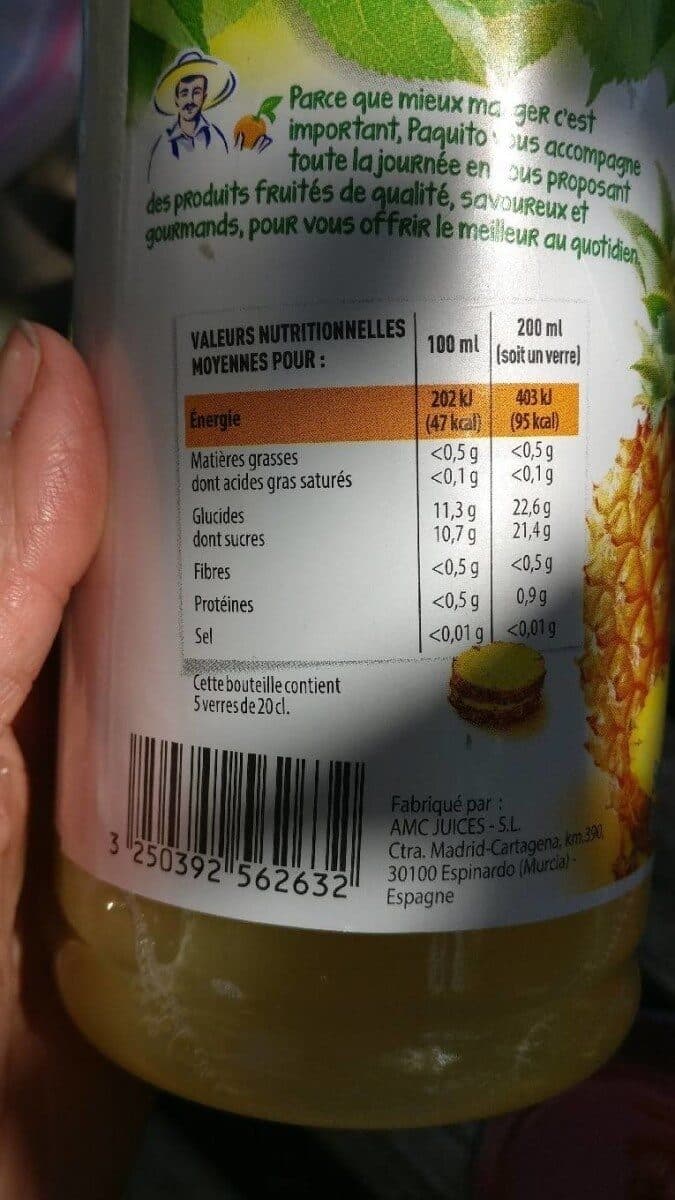 Intermarché Boisson jus d'ananas 1l pet packshot