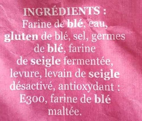 Intermarché Pain paillasse packshot